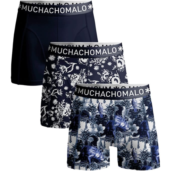 Muchachomalo Heren Boxershorts - 3 Pack - Maat M - Mannen Onderbroeken