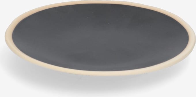 The Table Amsterdam Atelier Gebaksbord - Black Pepper - Ø16 cm - Zwart