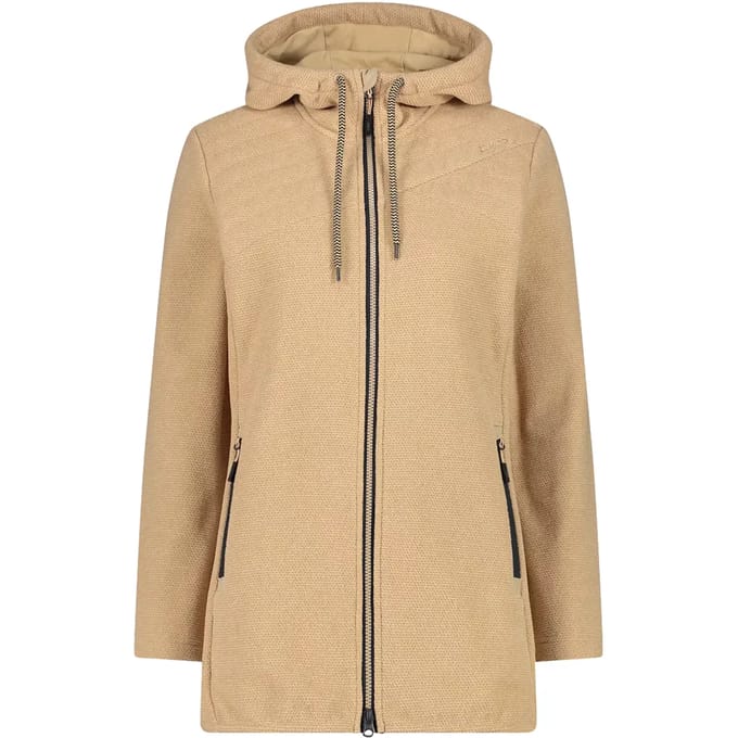 Jacquard Hoody Dames CMP Knit-Tech Hybrid