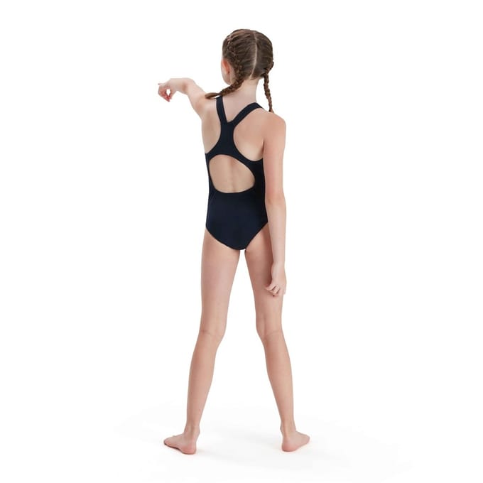 Speedo Meisjes Medalist Eco Endurance+ Eendelig Badpak (Marine)