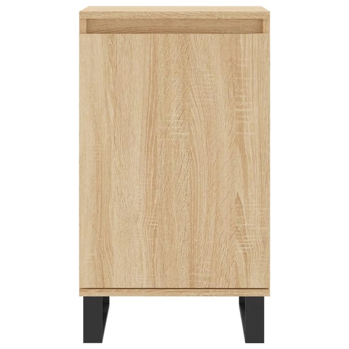 vidaXL - Dressoir - 40x35x70 - cm - bewerkt - hout - sonoma - eikenkleurig