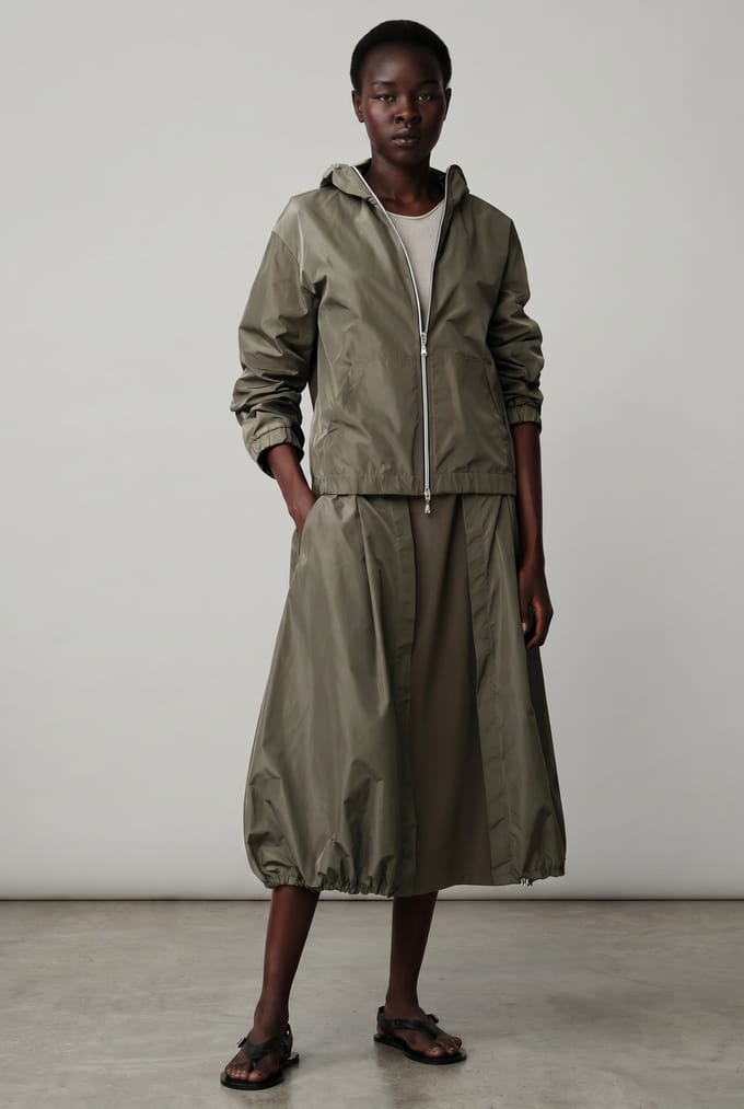 Brigida taffeta jacket | Army - Army / M