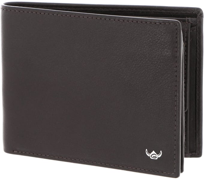 Golden Head Leren portemonnee Dublin RFID Protect Scheintasche 1154 Braun donkerbruin