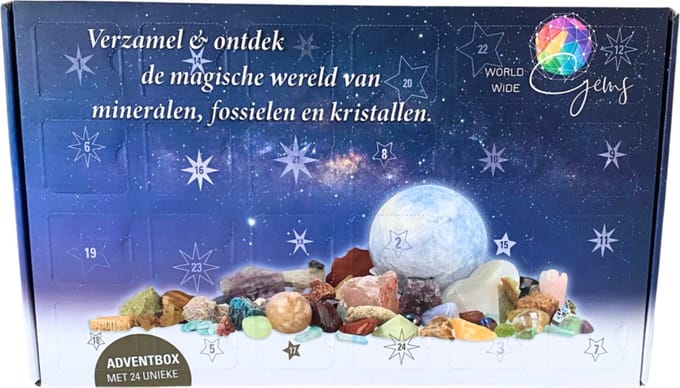 Ruben Robijn - Edelstenen Adventkalender (24 unieke verassingen) - Het Perfecte Kerstcadeau