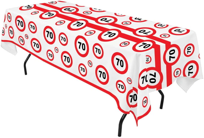 Tafelkleed verkeersbord 70 - verkeersbord