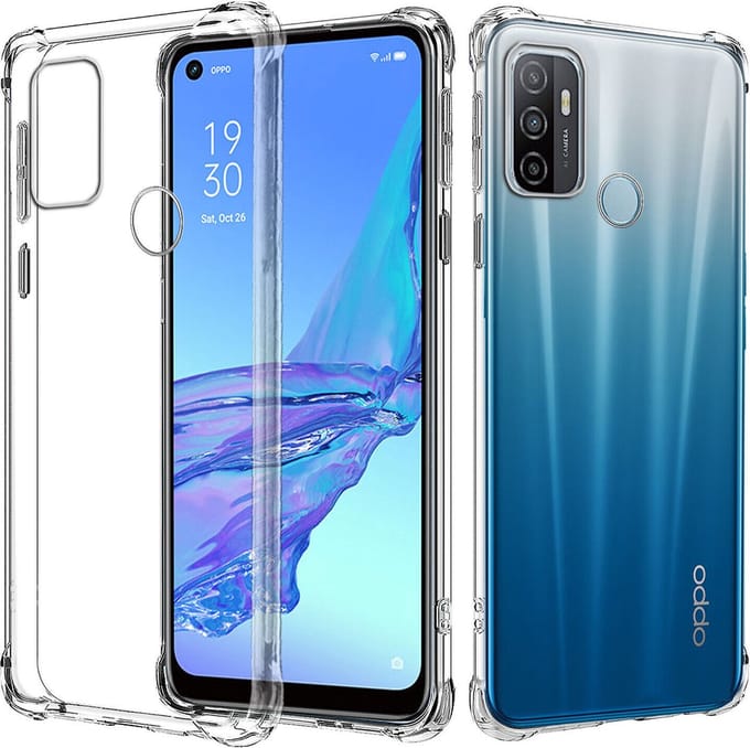 Shockproof Soft TPU hoesje Silicone Case Geschikt voor: Oppo A53 / Oppo A53s