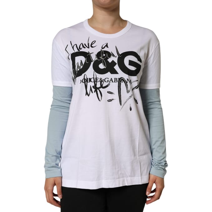 Langsleeve Grafische T-shirt Model Tsh84003