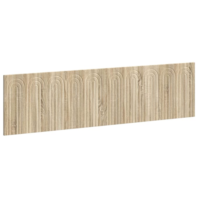 vidaXL - Wandgemonteerd - Hoofdbord - ALKMAAR - Sonoma - Eiken - Bewerkt - hout