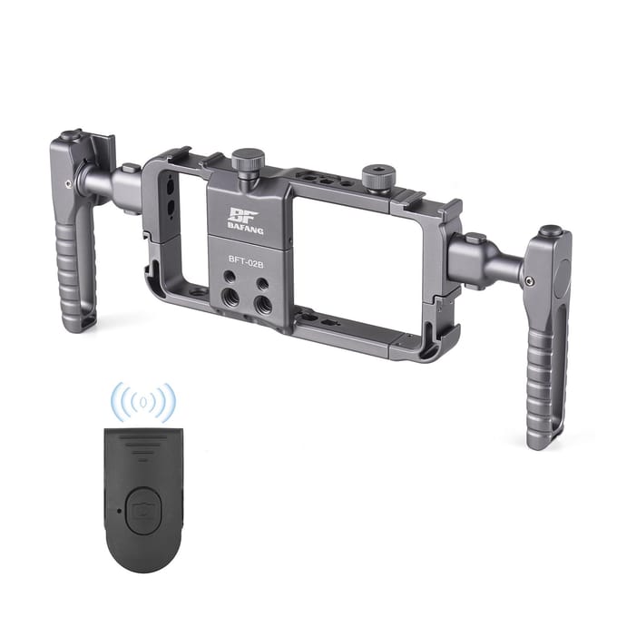 BAFANG BFT-02B Universele Telefoonkooi Draagbare Telefoon Video Rig Kit Handheld Smartphone Stabilisator