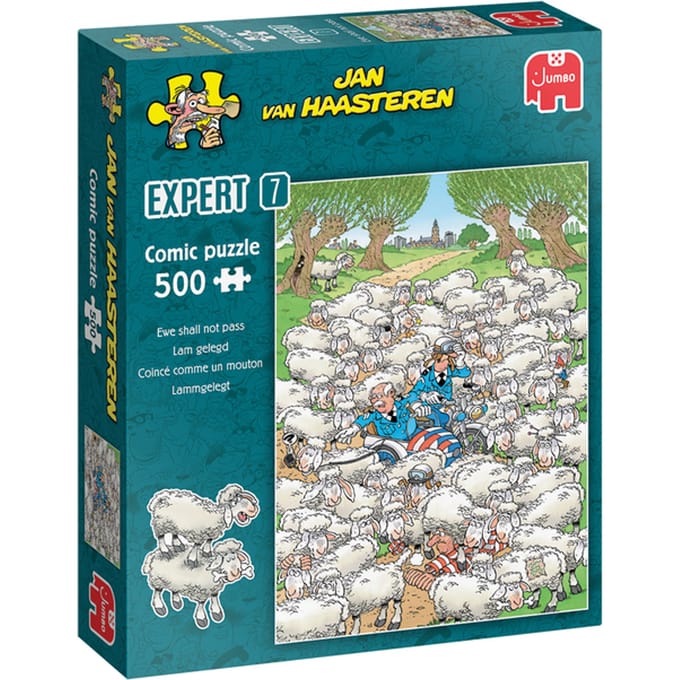 Jan van Haasteren - Expert 7 - Lam Gelegd - 500 stukjes puzzel - Legpuzzel