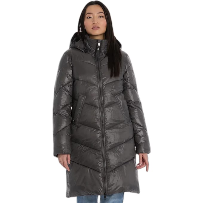 Ragwear Rebelka Shiny Stone Grey Winterjas Dames