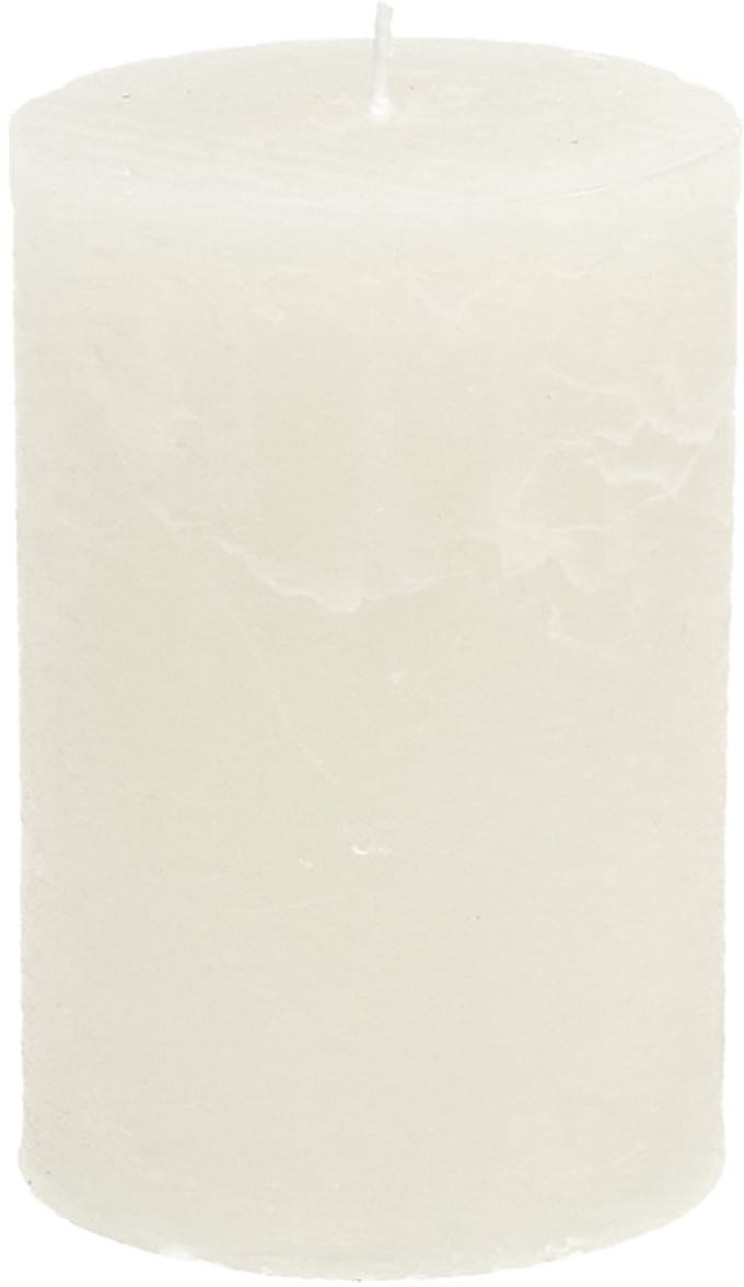 Effen kaarsen wit 60x80mm 4 st, 4 Stück