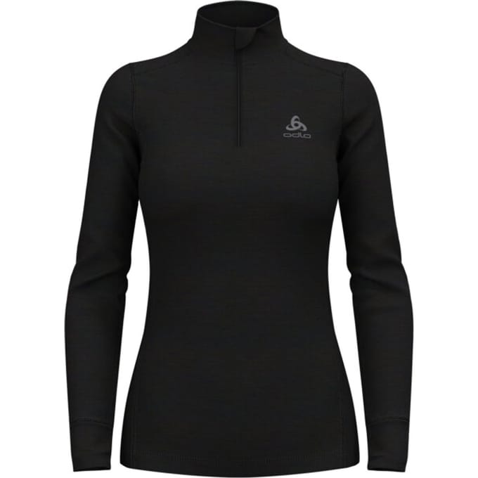 Odlo Dames Bl Top Schildpadhals L/S Half-Zip Merino 2 111501