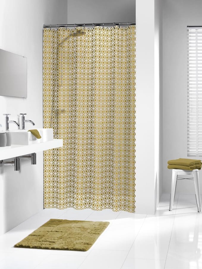 Sealskin douchegordijn Hammam - 180x200 cm - Goud