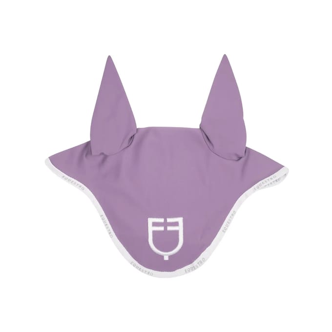 Korte muts van technische stof met logo Equestro
