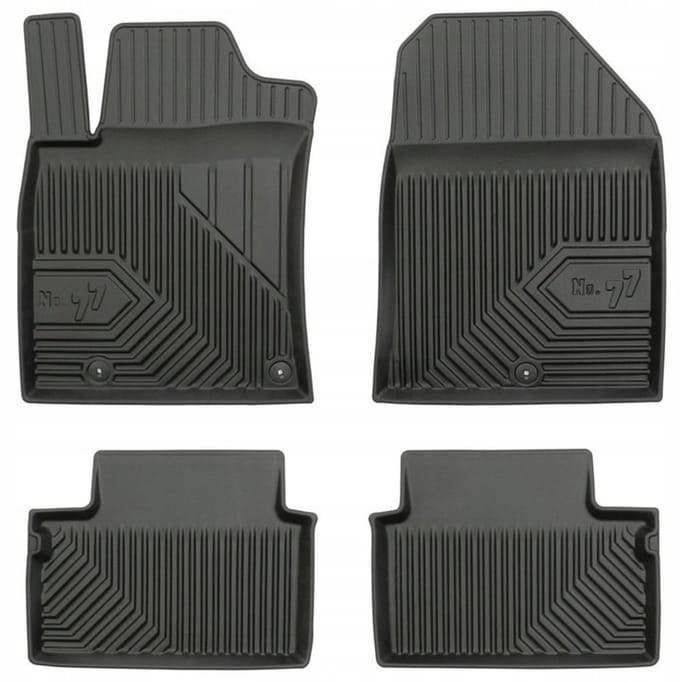 FROGUM No.77 - Automatten Set - HYUNDAI i30 automat - TPE rubber - 3D randbescherming - Perfecte pasvorm
