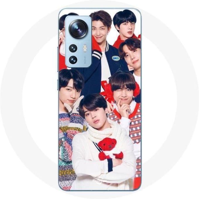Coque pour Xiaomi Mi 12 / 12X BTS Affiche Memebers Cadeau de Noël 2023