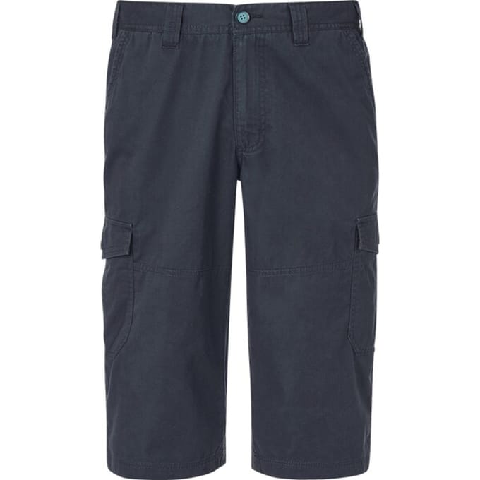Jan Vanderstorm herren Bermuda - 80 - donkerblauw - Plus Size