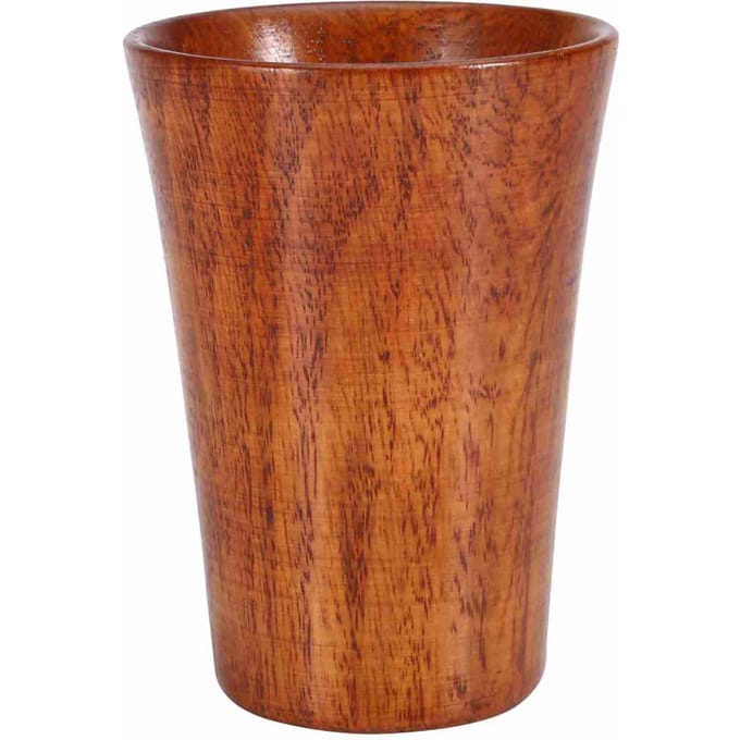 Handgemaakte Primitieve Natuurlijke Houten Thee Drinkbeker Bier Koffiebeker Melkcontainer brown