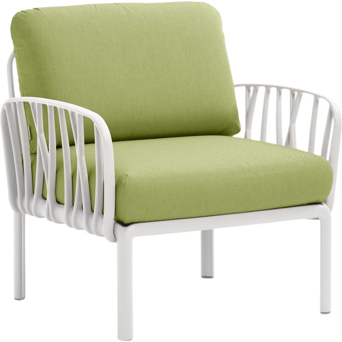 Nardi Komodo Fauteuil - bianco - avocado Sunbrella®