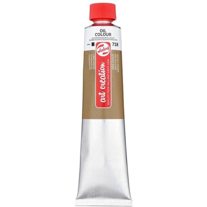 Talens Art Creation - Peinture à l'huile - Gris Chaud - 718 - Tube 200ml gris