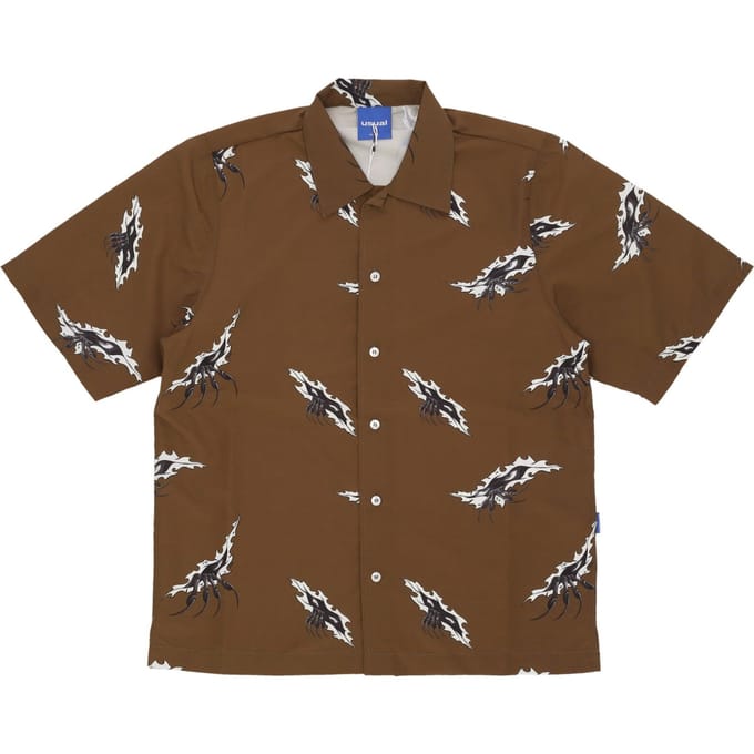 Monster Shirt Bruin herenshirt met korte mouwen