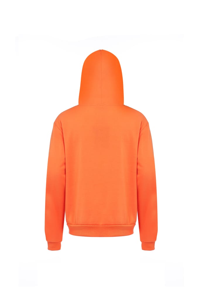 Mo Jas met capuchon Heren oranje