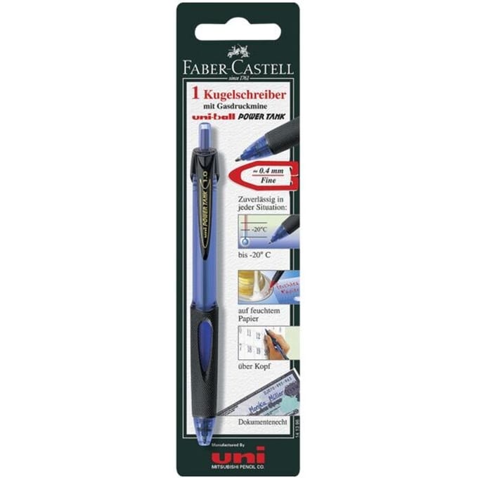 Uni-ball SN-220 Blauwe PowerTank Pen – Medium (1.0mm)