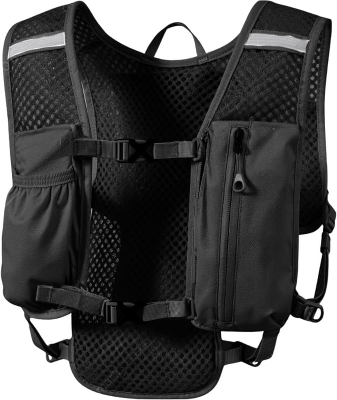U Fit One Hardloopvest met Drinkhouder & Telefoonhouder – Running Vest - Hardloop Loopvest – Trailrugzak - Zwart