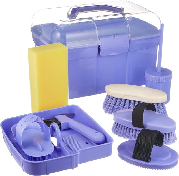 AHD® Paarden spullen - Paars - 31cm x 22cm x 20 cm