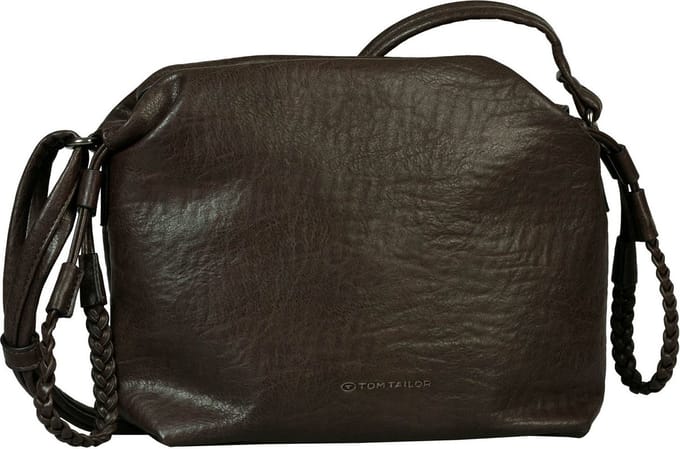 TOM TAILOR Schoudertas Liza Crossbody Bag Dark Brown Donkerbruin