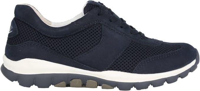 Gabor rollingsoft sensitive 06.966.46 - dames rollende wandelsneaker - Blauw - maat 38 (EU) 5 (UK)