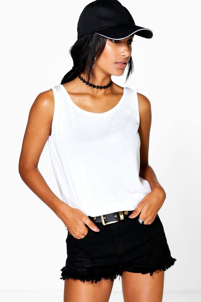 boohoo Dames Zwarte Effen Baseballpet | Black