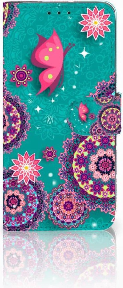Motorola Moto G7 Power Hoesje Cirkels en Vlinders