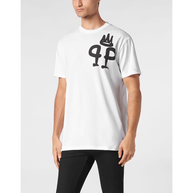 T-Shirt Ronde Hals King Plein