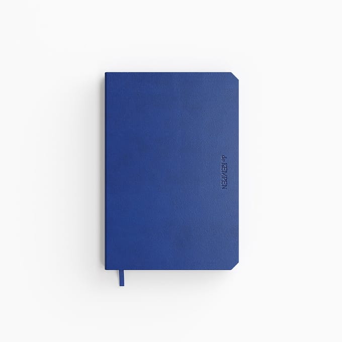 De Kempen - Agenda 2026 - Weekly Planner - Vlakliggend - Marmeren Schutblad - Pocket 11 x 16 cm - Blue Note/Blauw