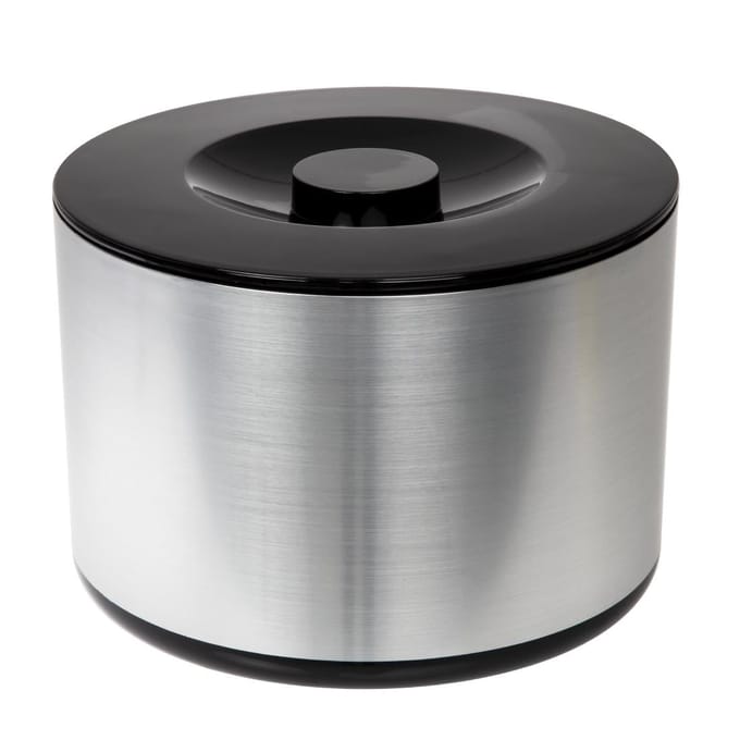 IJsemmer 10 liter van geborsteld aluminium