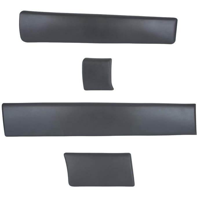 Modecar Serie - Renault Trafic II Lange Stijl Strips - Rechterzijdige Deur Lijsten - 4 Stuks