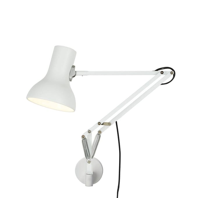 Anglepoise Type 75 Minilamp M. Muurbeugel Alpine Wit