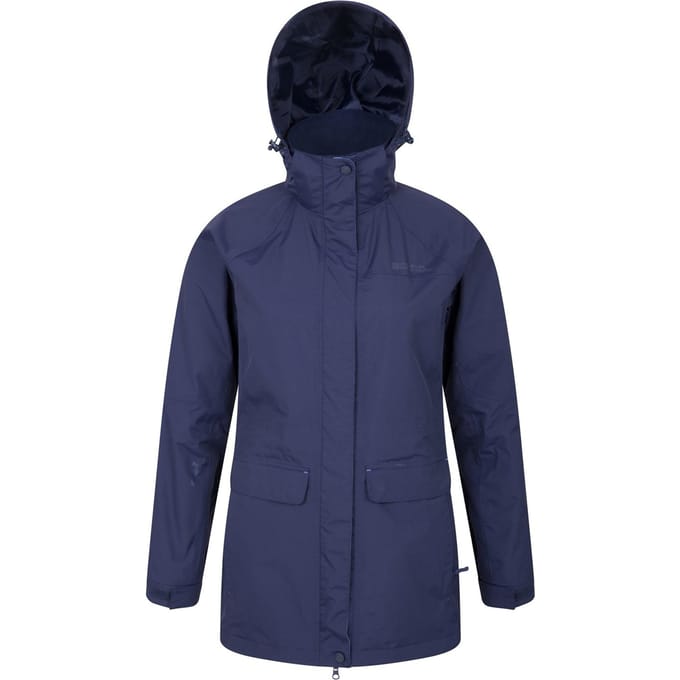 Mountain Warehouse Dames/Dames Glacial Extreme Waterdichte Jas (Marine)