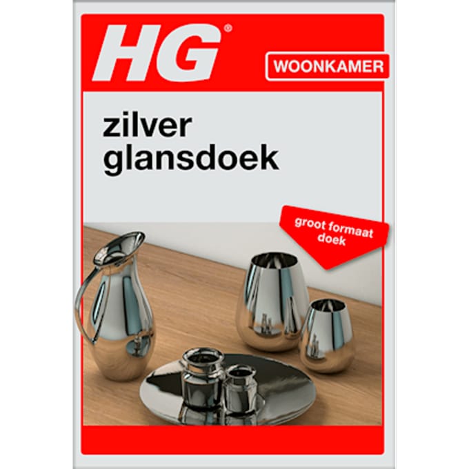 HG zilver glansdoek 1st