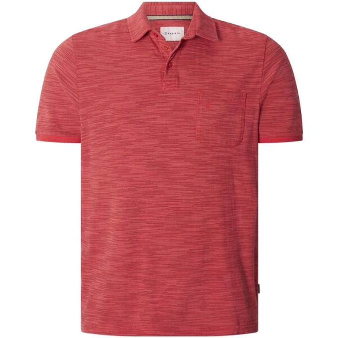 Babista herren Poloshirt - 48/50 - rood - Plus Size