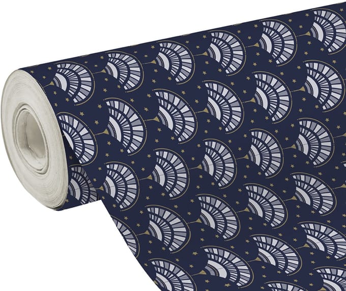 Kerstcadeaupapier 'Sterren' van Clairefontaine.