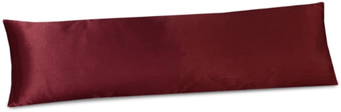 Beauty Silk - Satijnen Body Pillow Kussensloop - Burgundy - 40x145 cm - Glans Satijn