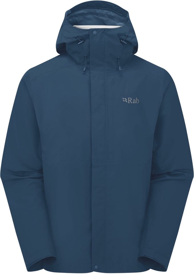 RAB Downpour Jacket - Outdoorjas - Heren - Blauw - Maat XL