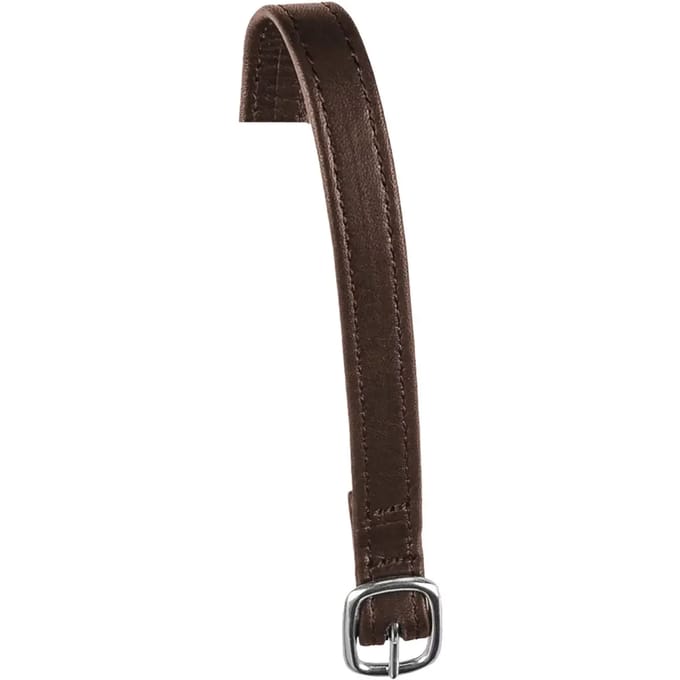 Leren nylon sporenriemen Equestro