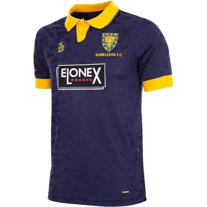 COPA - Wimbledon FC 1994/95 Retro Voetbalshirt - Heren - Blauw - S
