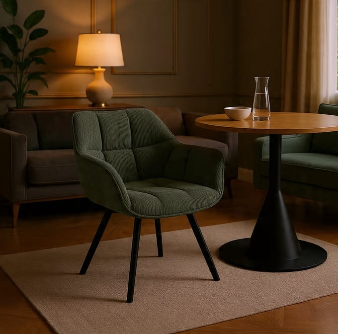 Premium Jordi Cord Luxe Draaibare - Novihome