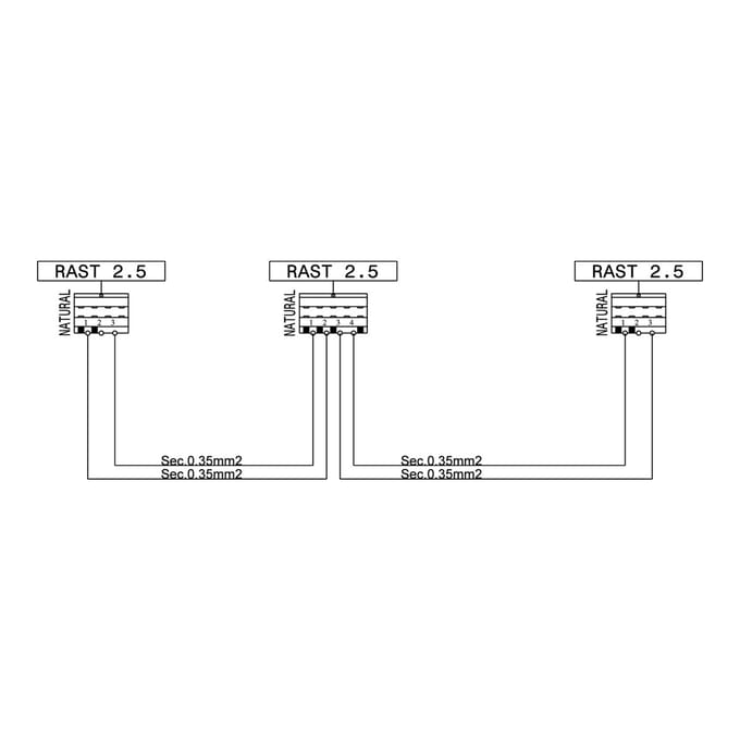 AEG kabel, electronische hoofdmodule, thermische voeler, 1760mm+960mm 140067487060