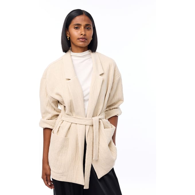 Knitted Glenn Blazer Pebble Taglia: M | Blazers Outlet | Donna